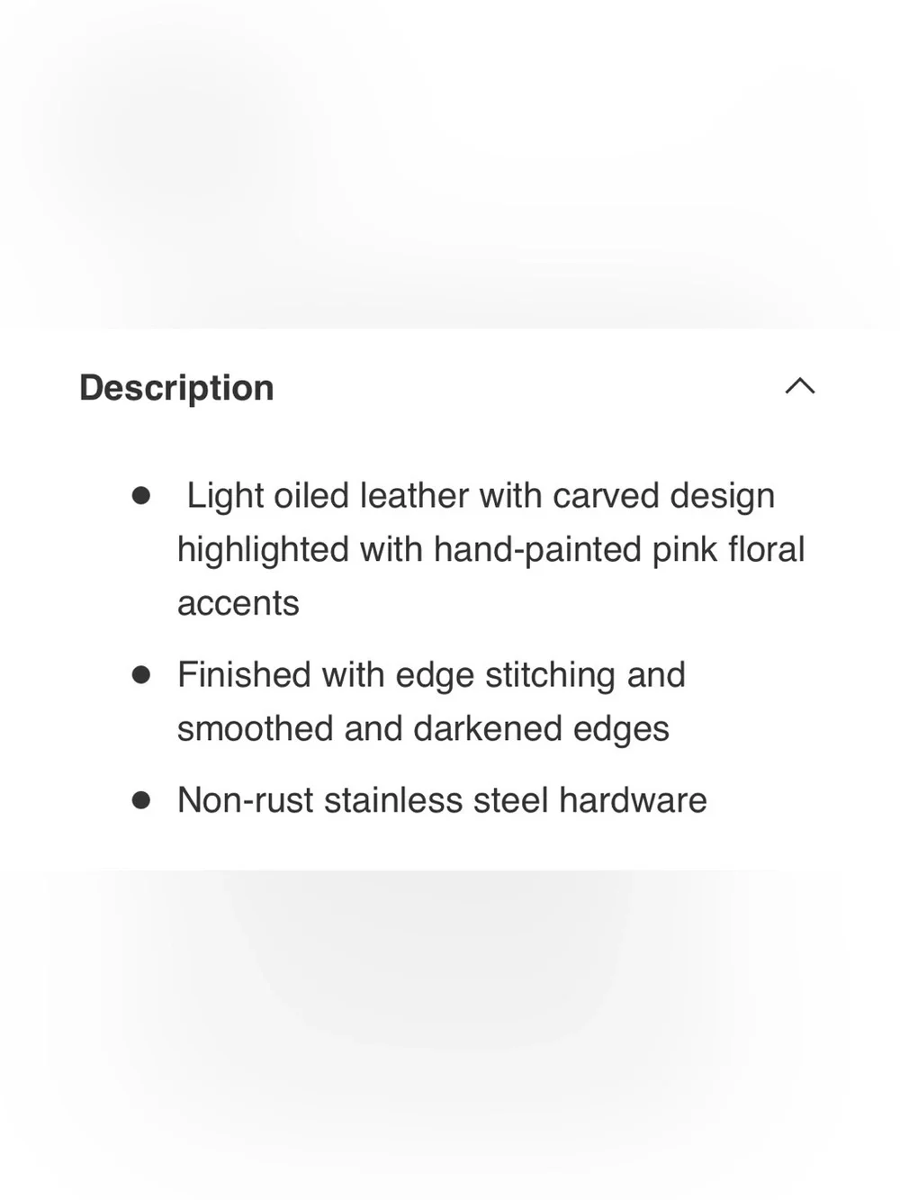 🔱Weavers Pink Floral Detailed Tooled Leather Buckle Dog Collar